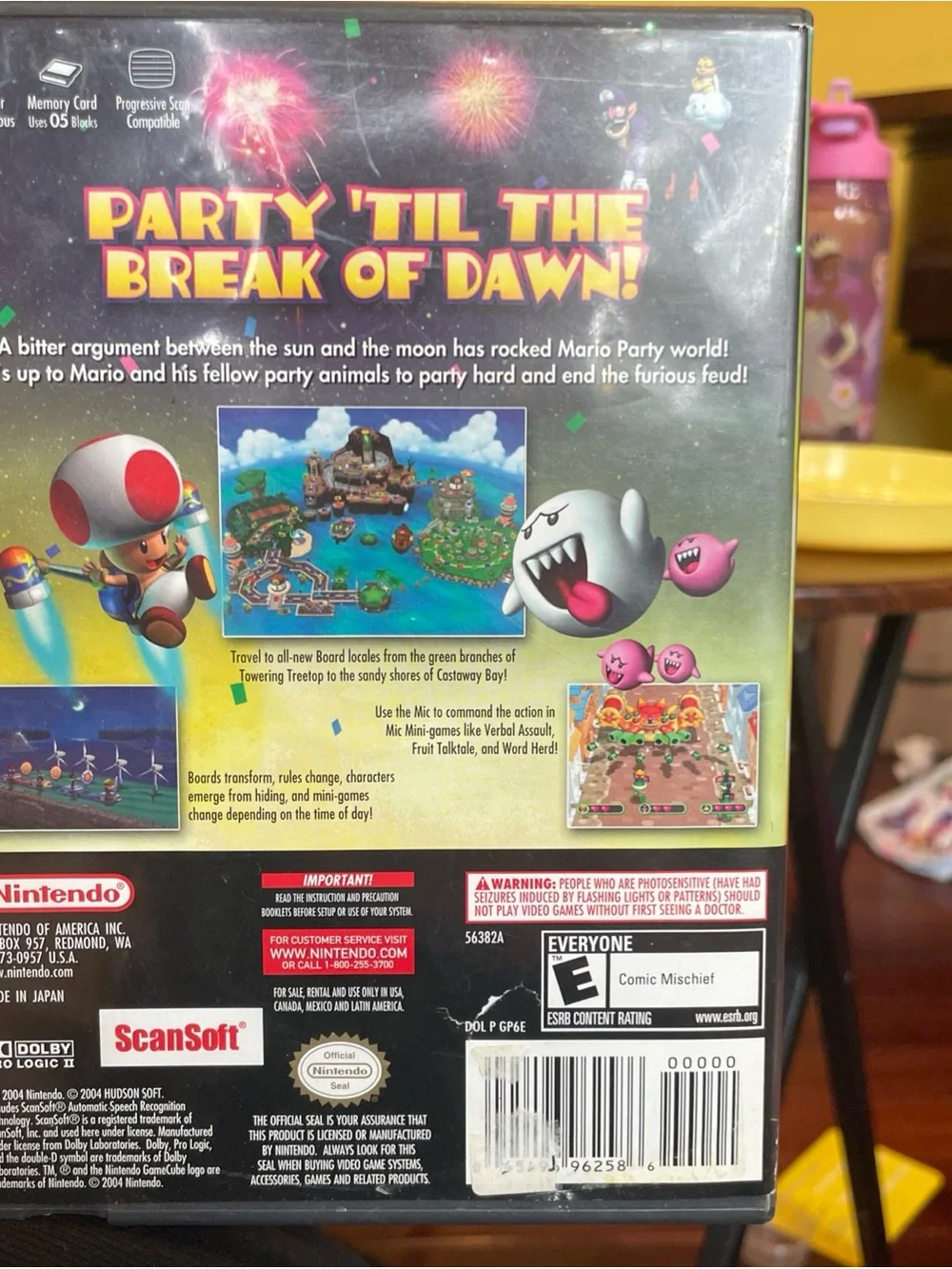 Nintendo GameCube Mario Party 6 - Red, Blue, Green Cover